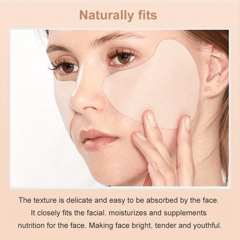 30 Pairs APPTI Protection Fresh Jelly Face& Eye Mask- Moisturizing, Brightening& Firming Light Beige with Rose Scent, Alcohol-Free for All Light Beige Types, Golf, Outdoor Activities& Picnics, Picnic Essentials, Sporty Skincare, Hydrating Formula