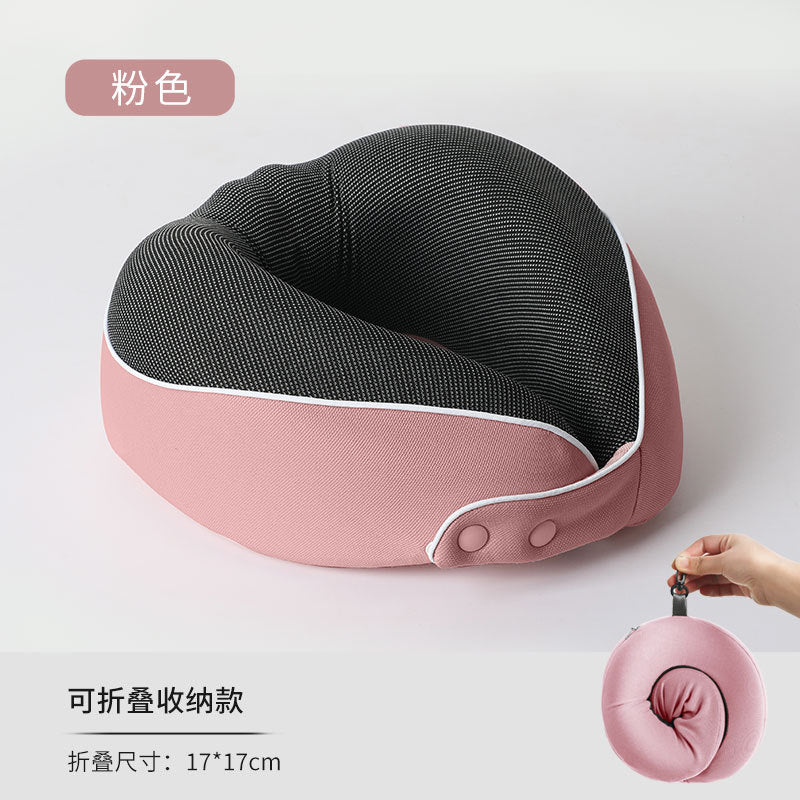 Explosive Memory Cotton U-Shaped Neck Pillow Storage Portable Travel Pillow Neck Pillow Neck Pillow Can Be Used As Logo