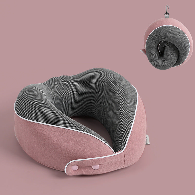 Explosive Memory Cotton U-Shaped Neck Pillow Storage Portable Travel Pillow Neck Pillow Neck Pillow Can Be Used As Logo