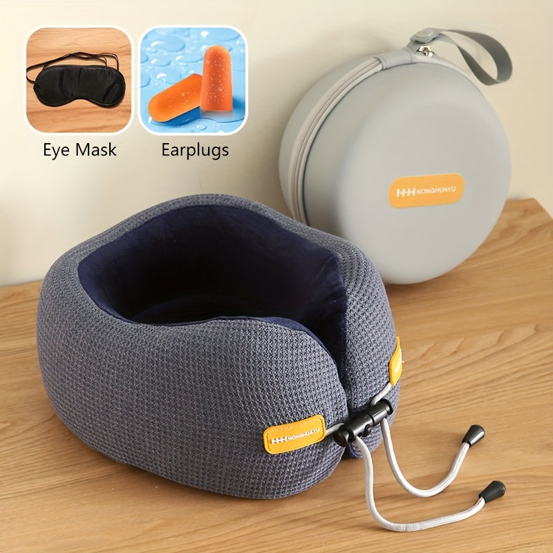 U-shaped Pillow Travel Portable Neck Pillow Plane Sleeping Pillow Neck Pillow Car Cervical Spine Headrest Neck Pillow U-shaped Pillow