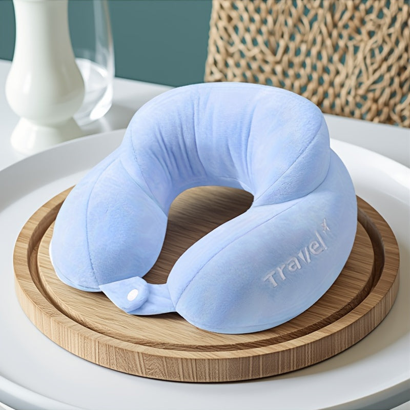 U-Shaped Pillow Travel Pillow Neck Protection Neck Pillow Cervical Pillow Memory Foam Aircraft U-Shaped Pillow Car Sleeping Artifact