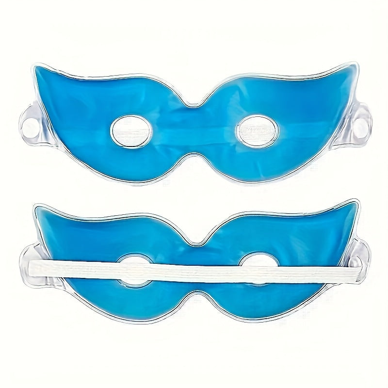 3pcs Multi-functional Ice Pack Eye Mask, Ice Cool Hot Compress with Ice Eye Mask, Ice Sticker, Sleep Shading and Cooling Gel Eye Mask