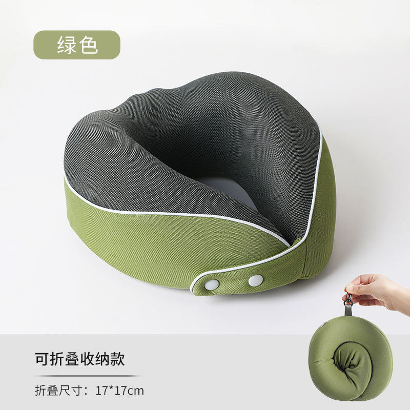 Explosive Memory Cotton U-Shaped Neck Pillow Storage Portable Travel Pillow Neck Pillow Neck Pillow Can Be Used As Logo