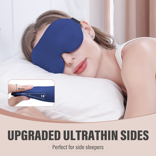 4pcs 3D Three-dimensional Eye Mask, Light-blocking Sleep Mask, Zero Pressure, Non-pressurizing on the Eyes, Breathable, Eye Protection, Sleep Aid, Suitable for Travel and Naps, Unisex, Can Be Used with Earplugs to Create a Complete Immersive Resting