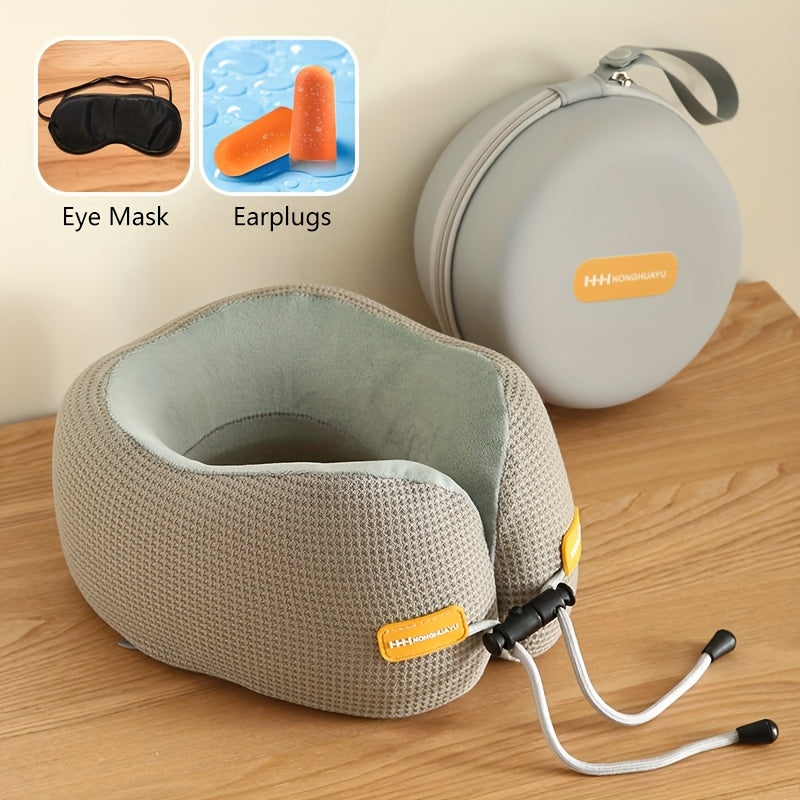 U-shaped Pillow Travel Portable Neck Pillow Plane Sleeping Pillow Neck Pillow Car Cervical Spine Headrest Neck Pillow U-shaped Pillow