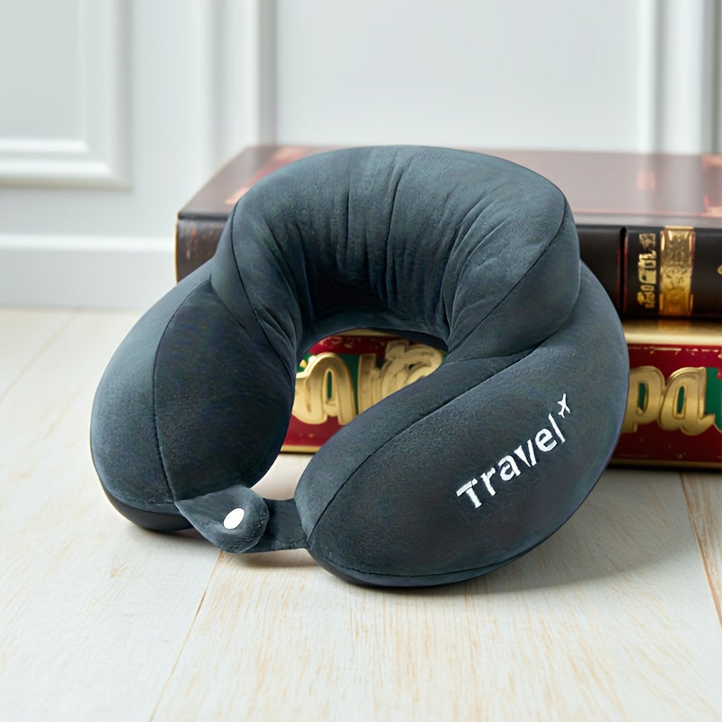 U-Shaped Pillow Travel Pillow Neck Protection Neck Pillow Cervical Pillow Memory Foam Aircraft U-Shaped Pillow Car Sleeping Artifact