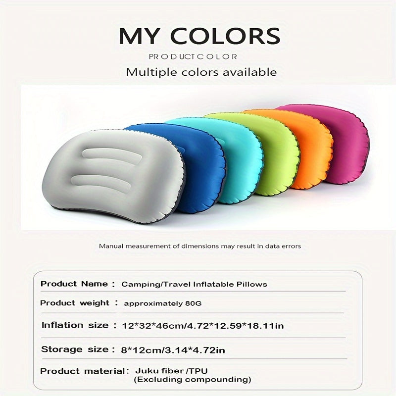 Ultra Light Inflatable Camping Travel Pillow