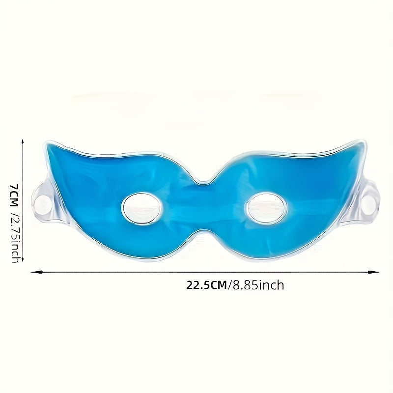 3pcs Multi-functional Ice Pack Eye Mask, Ice Cool Hot Compress with Ice Eye Mask, Ice Sticker, Sleep Shading and Cooling Gel Eye Mask
