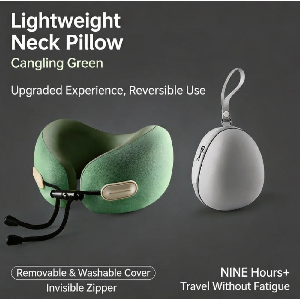 Memory U-Shaped Pillow Neck Travel Aircraft Pillow Neck Protection Nap Sofa Side Sleeping Cervical Spine Anti-Head Bias