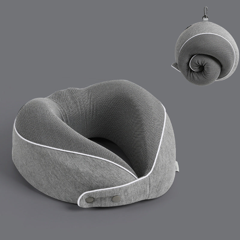 Explosive Memory Cotton U-Shaped Neck Pillow Storage Portable Travel Pillow Neck Pillow Neck Pillow Can Be Used As Logo