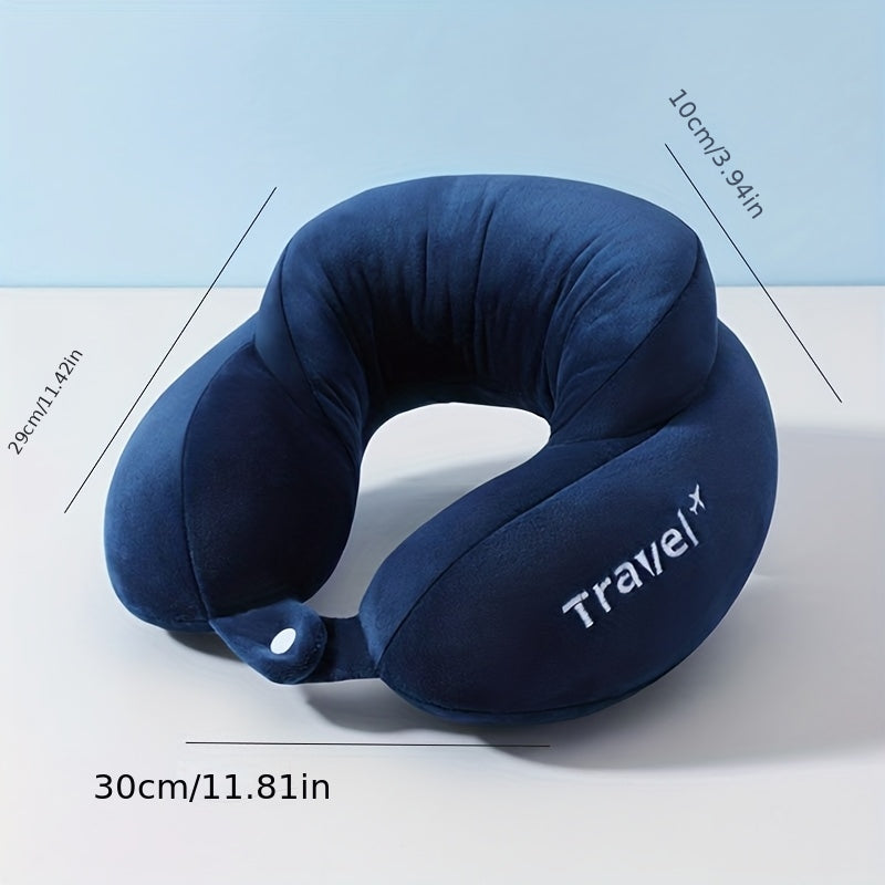 U-Shaped Pillow Travel Pillow Neck Protection Neck Pillow Cervical Pillow Memory Foam Aircraft U-Shaped Pillow Car Sleeping Artifact