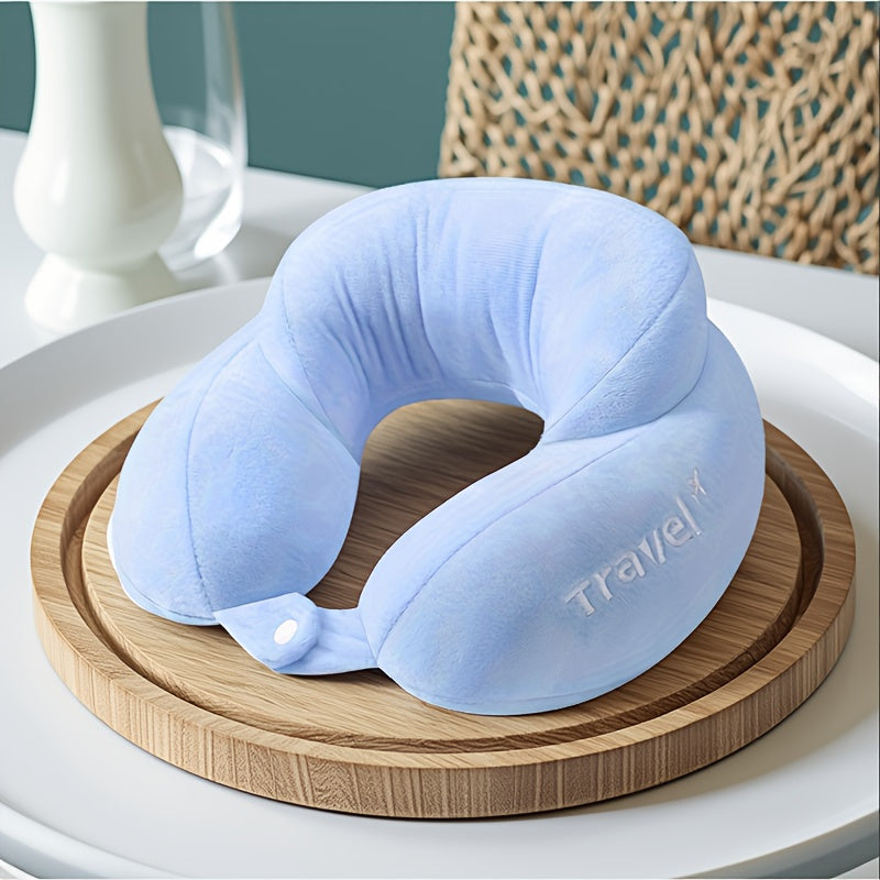 U-Shaped Pillow Travel Pillow Neck Protection Neck Pillow Cervical Pillow Memory Foam Aircraft U-Shaped Pillow Car Sleeping Artifact